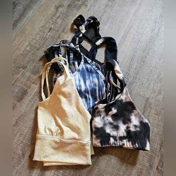 Lot of pretty strappy sports bras running cycling spin zumba - Picture 10 of 10